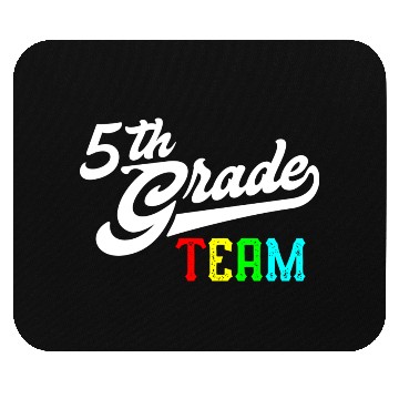 Discover 5Th Grade Team Baseball Style Teacher Team Mouse Pads