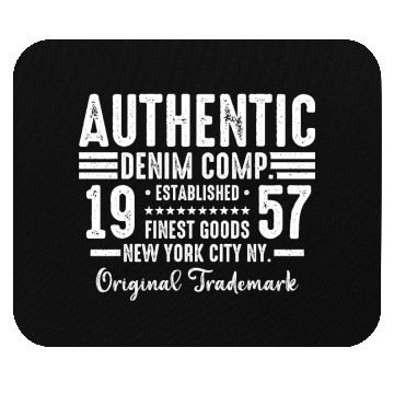 Discover New York City Born In 1957 Vintage Birthday Mouse Pads