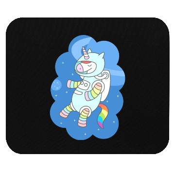 Discover Unicorn Astronaut Mouse Pads