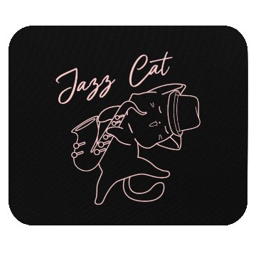 Discover Marching Band Trumpeter Cat Lover Mouse Pads