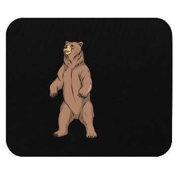 Discover grizzly bear Mouse Pads