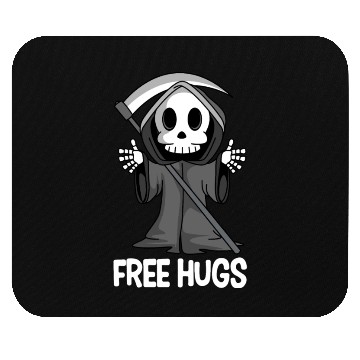 Discover Free Hugs Grim Reaper Spooky Halloween Mouse Pads