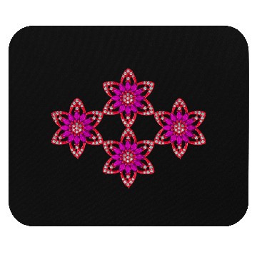 Discover Jewelry Natural stone Red Mouse Pads