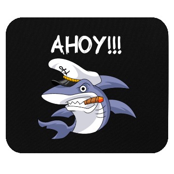 Discover Shark Captain Mouse Pads