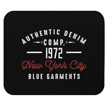 Discover New York City Born In 1972 Vintage Birthday Mouse Pads