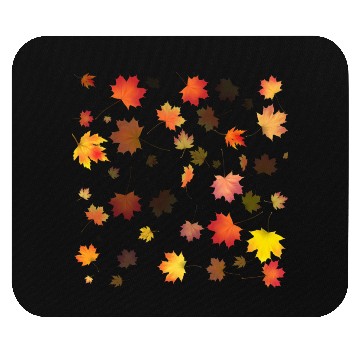 Discover Autumn Maple Leaves Mouse Pads