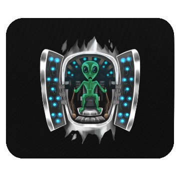 Discover Alien Inside Costume Alien Takes Over Control Mouse Pads