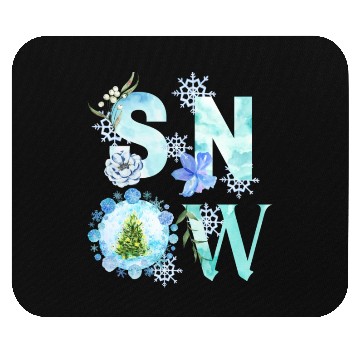 Discover Let it snow Mouse Pads