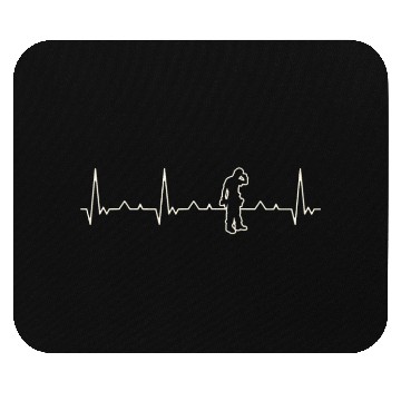Discover Construction Worker Powerdrill. Heart. Love. EKG. Mouse Pads
