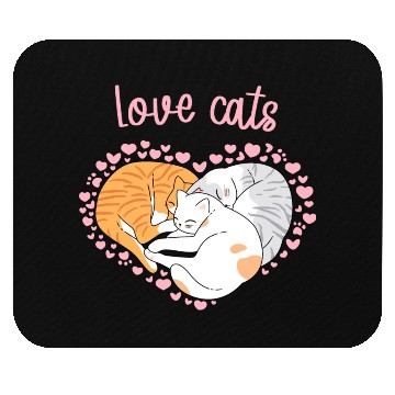 Discover Design cat lover Mouse Pads