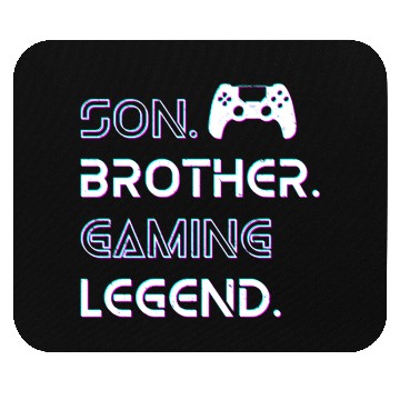 Discover Son Brother Gaming Legend Boy Gamer Gift Mouse Pads