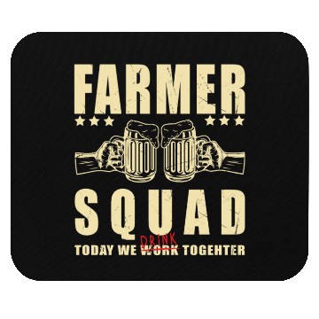 Discover Farmer Party Crew | Farmer Squad Mouse Pads