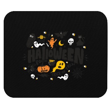 Discover Halloween Trick Or Treat Mouse Pads