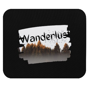 Discover Wanderlust design Mouse Pads
