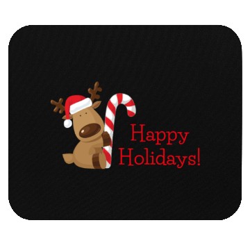 Discover Happy Holidays Mouse Pads
