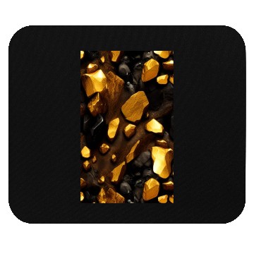 Discover Gold nuggets Mouse Pads