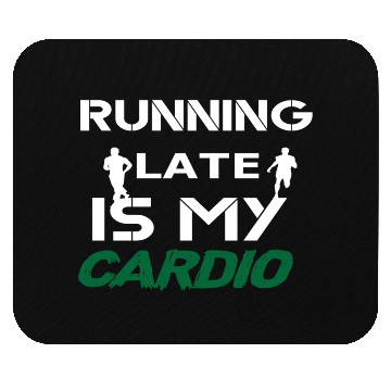 Discover Running Lover Quote Cardio Exercise Mouse Pads