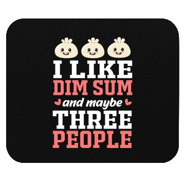 Discover Funny Dim Sum Lover Dumpling Chinese Food Mouse Pads