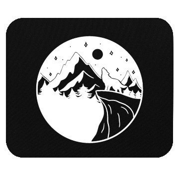 Discover Wolf on the Mountain Mouse Pads