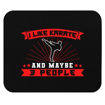 Discover Karate Black Belt Gi Uniform I Mouse Pads