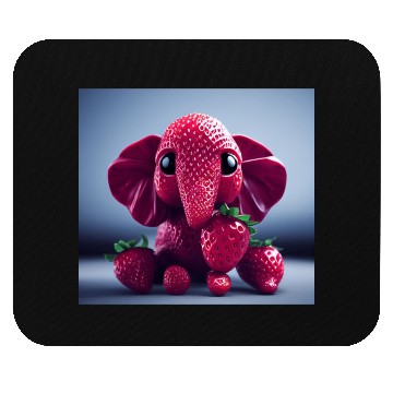 Discover Strawberry Elephant Mouse Pads