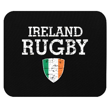 Discover Irish Flag Rugby Grunge Style T Mouse Pads
