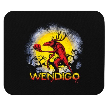 Discover Folk Creature Wendigo Forest Halloween Cryptid Mouse Pads