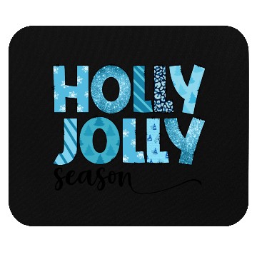 Discover Holly Jolly season sublimation Mouse Pads