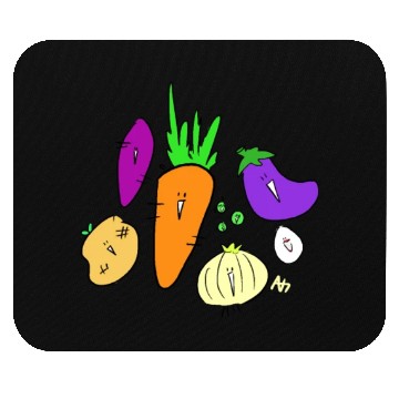 Discover Vegetable friends Mouse Pads