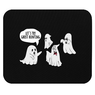 Discover Ghost Hunting Cute Ghosts Spooky Halloween Mouse Pads
