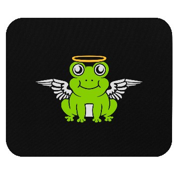 Discover Angel frog wings Mouse Pads