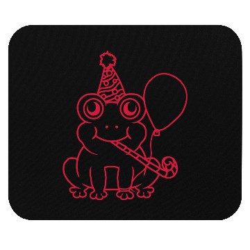 Discover Birthday celebrate party frog Mouse Pads