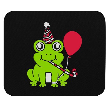 Discover Birthday celebrate party frog Mouse Pads