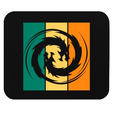 Discover Dragon Ying Yang Mouse Pads