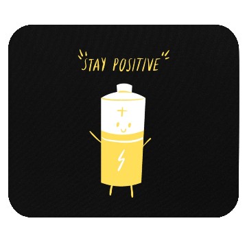 Discover Stay positive Mouse Pads