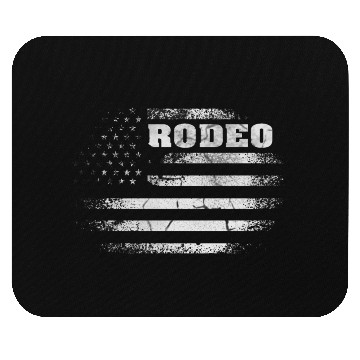 Discover USA flag US Vintage Rodeo Mouse Pads