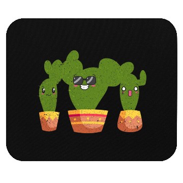 Discover Funny Sunglasses Cacti Succulent Nature Cactus Mouse Pads