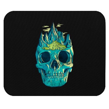 Discover Funny Skull Nature Hiking Team Mouse Pads