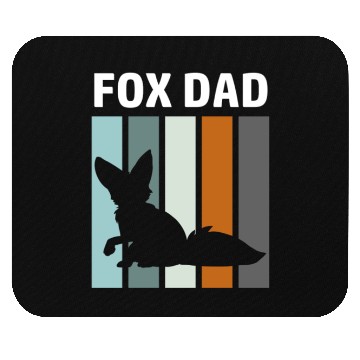 Discover Fox dad Mouse Pads