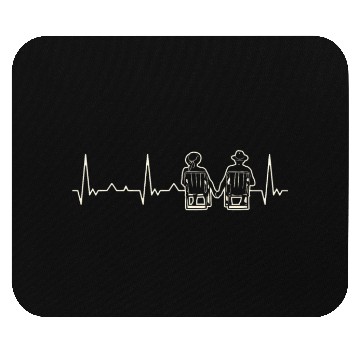 Discover Couple Romantic Summer Beach Chairs. Heart. Love. Mouse Pads