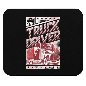 Discover Truck Driver, Truck driving Mouse Pads