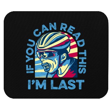 Discover Cycling Cyclist Mouse Pads