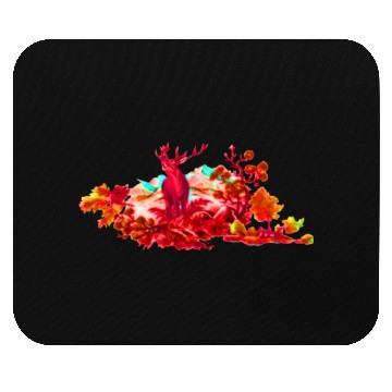 Discover Deer Swamp Illustrate Mouse Pads