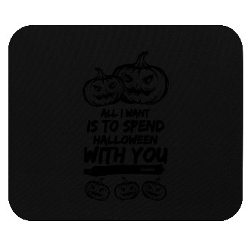 Discover Halloween pumpkin Jack o Lantern Mouse Pads