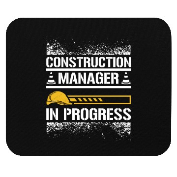 Discover Construction manager in progress Mouse Pads