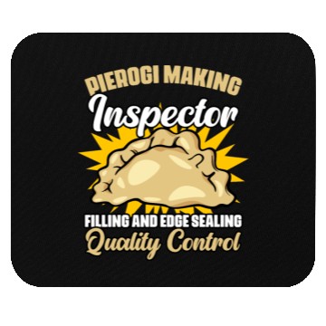 Discover Pierogi Making Funny Polish Dumpling Food Maker Mouse Pads