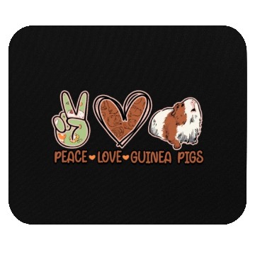 Discover Peace Love Guinea Pigs - guineapig Mouse Pads