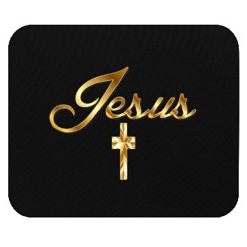 Discover Jesus and Cross Christian faith Mouse Pads
