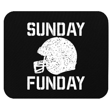 Discover Football Sunday Funday Mouse Pads