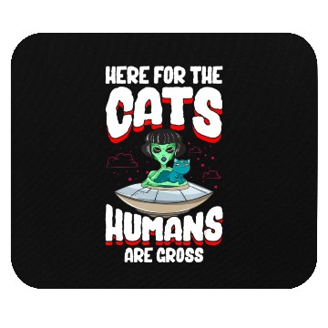 Discover Alien Cat Abductor Halloween Humorous Trick Mouse Pads